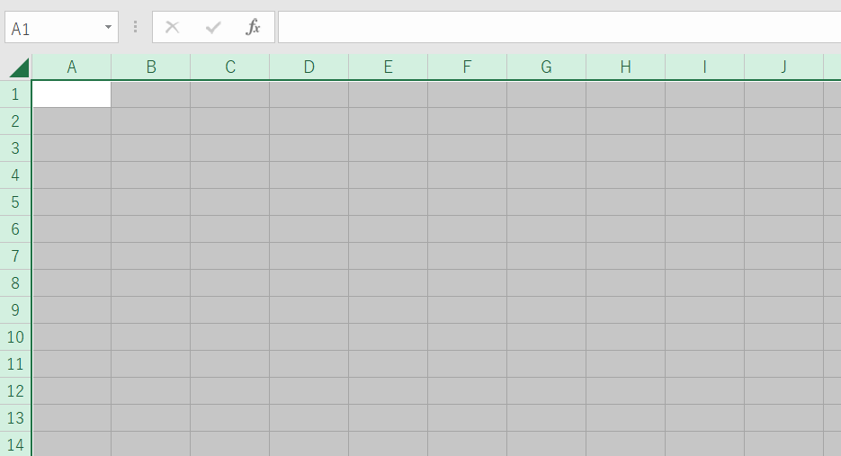 &ldquo;ワークシート全体の選択&rdquo;